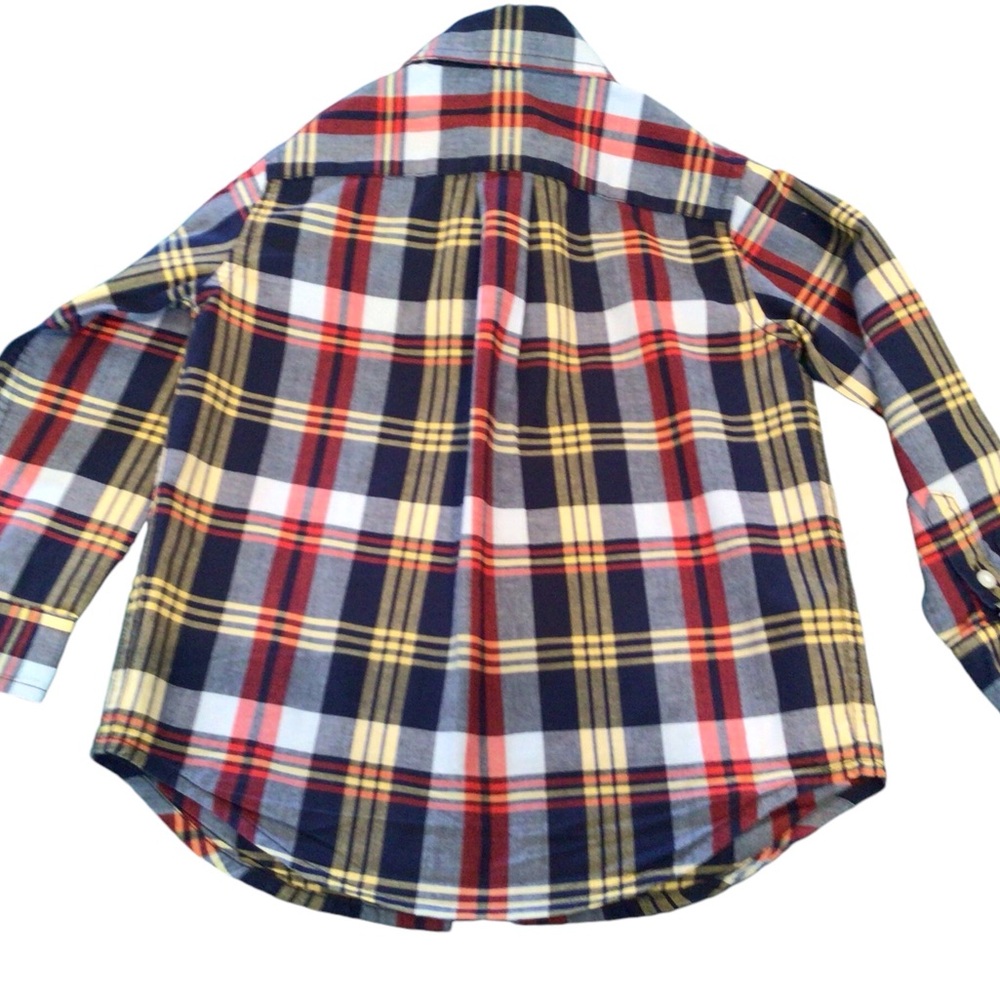 Janie and Jack boys size 3, button up cotton shirt - Picture 5 of 6